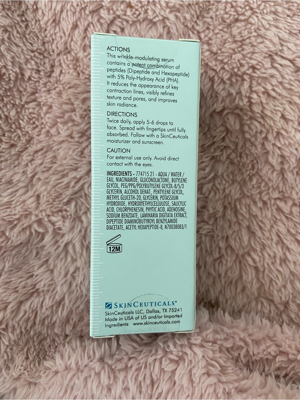 SkinCeuticals Mint Green Serum Box - Wrinkle-Modulating Formula